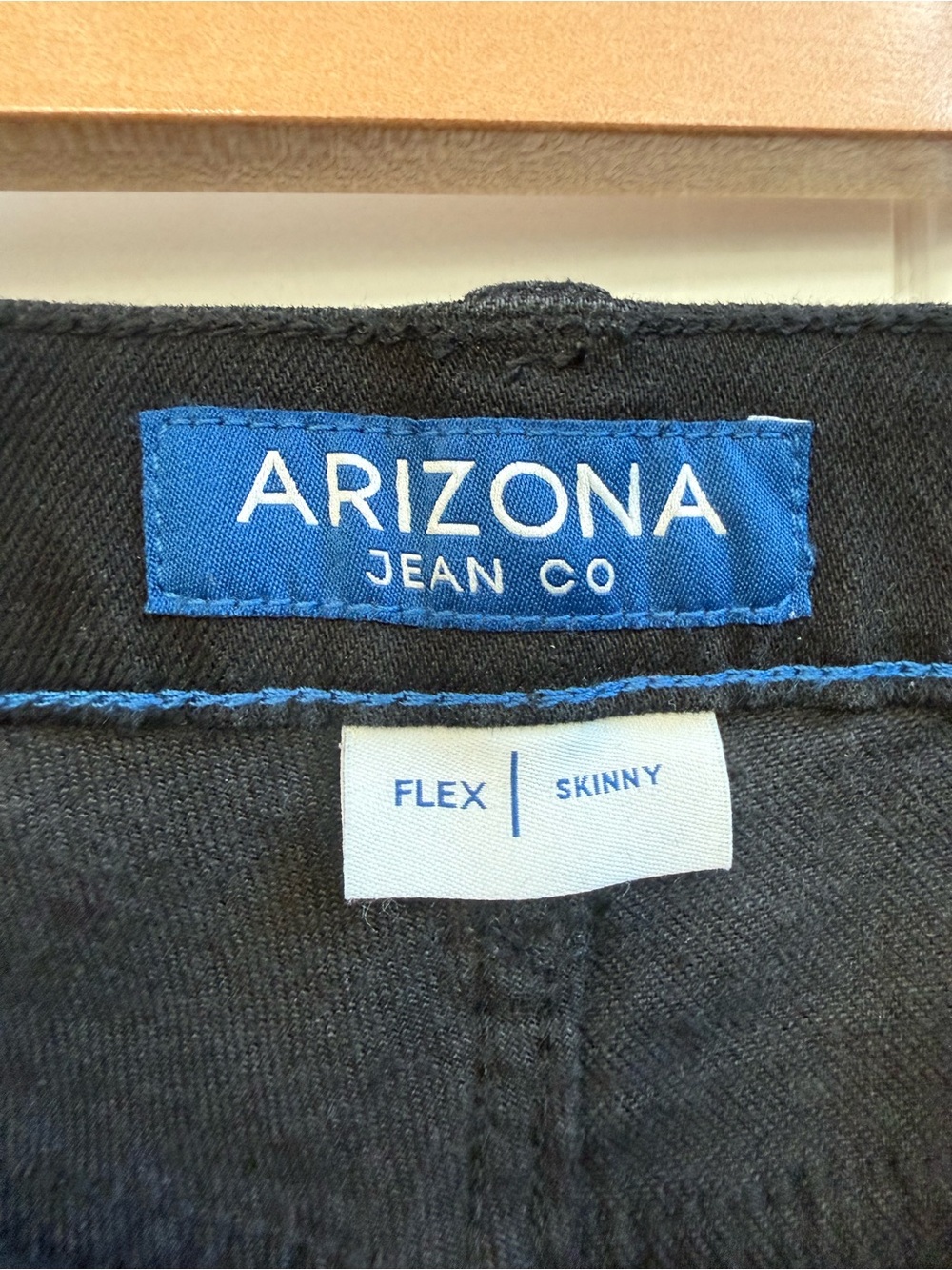 Men’s Flex Skinny Jeans Black Denim Sleek Minimalist Arizona Jean Company - Picture 5 of 6